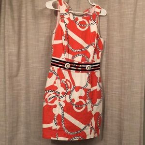 Lilly Pulitzer Booze Cruise print, nautical dress- only worn 3 times!